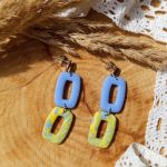 "Vila I" - kolczyki z gliny polimerowej. - lekkie i wygodne