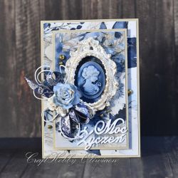 Moc życzeń - z granatową kameą