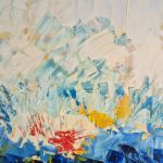 obraz olejny tam gdzie płonie lód - 