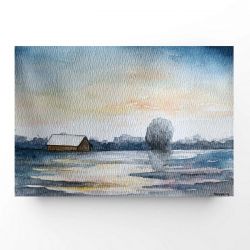 Pejzaż 1-akwarela formatu A5