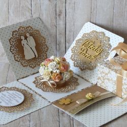 Pudełko niespodzianka z okazji ślubu