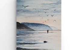 Morze 2-akwarela formatu A5.