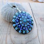 Wisiorek DOT PAINTING - Frozen Moments - Wisiorek DOT PAINTING - Frozen Moments