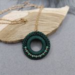 „LAUREN” szydełkowy wisiorek - „LAUREN” szydełkowy wisiorek