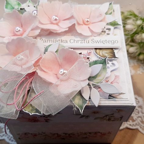 Exsploding Box na Chrzest dla dziewczynki