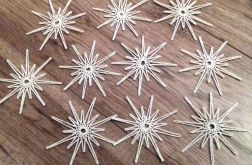 Koronkowe gwiazdeczki, snieżynki