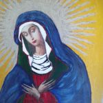 Matka Boża Ostrobramska - ikona - zblizenie