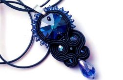 Naszyjnik-wisior Granatowy