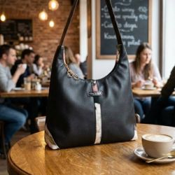 Mała torebka w stylu hobo.