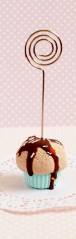 Miętowa muffinka - stojaczek na zdjęcie