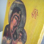Maryja z dzieciątkiem -obraz religijny III - widok boczny