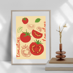 Plakat Tomatoes 50x70