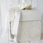 Ślubne życzenia w pudełku z perełkami ex3 - null