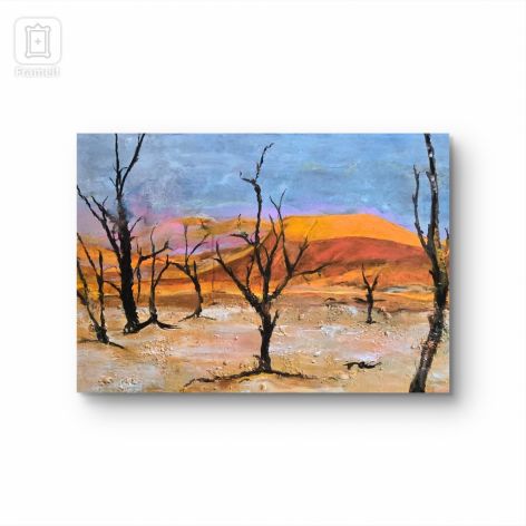 Namibia Obraz akrylowy na płótnie 70x50x1cm 