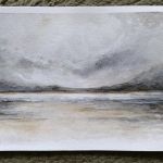 Pejzaż -akwarela formatu 15/25 cm - 