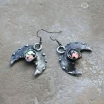 Dichro-lunule - kolczyki wiszące