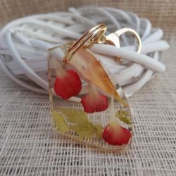 Brelok z żywicy epoksydowej - FLOWERS