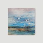 Morze-akwarela formatu 20x20 cm. - 