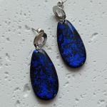 "Zafira" - kolczyki z gliny polimerowej. - na wieczór