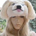 Czapka pies golden retriever 3d futerko - czapka golden retriever