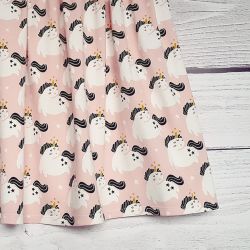 Różowa spódnica JEDNOROZCE jersey