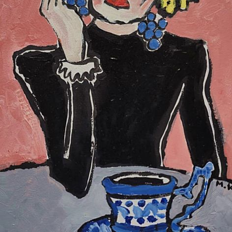 obraz olejny dama lili marleen