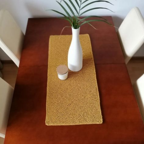 Bieżnik,obrus ręcznie robiony na stół 35x80cm
