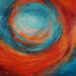 Galaktyka-obraz akrylowy formatu 60/60 cm  - 