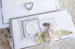 Ślubna kartka w pudełku 1066