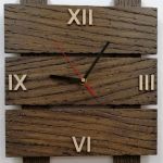 Zegar ścienny drewniany tablica c. arabskie - Zegar drewniany tablica c.arabskie