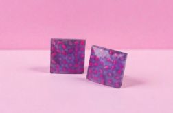 Fioletowe kwadratowe sztyfty