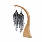 Ręcznie szyte kolczyki NYX - 