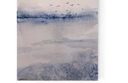Pejzaż-akwarerla formatu 32x24 cm