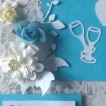 kartka ślubna - kwiaty