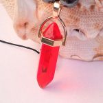 Seria " Talizman Ochronny" wisiorek nr 2 - widok pałki z przodu