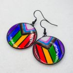 Kolczyki tęczowe pride 055 - 