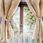 Zazdrostka Firanka na troki koronkowe Boho do Kuchni SHABBY 150/50cm - 