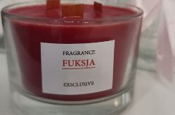 Świeca sojowa Fuksja