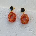 "Elektra I" - kolczyki z gliny polimerowej. - elegancja i wygoda