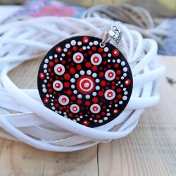 Wisiorek Energy Dots - Dot painting