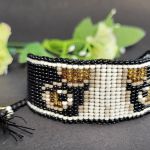 Bransoletka uniseks "Oczy" Berneński pies pasterski "berneńczyk"  - Bransoletka uniseks "Oczy" Berneński pies pasterski "berneńczyk"