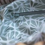 Pudroworóżowy sztruksowy workoplecak basic - 