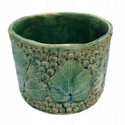Doniczka Ceramiczna - Zielony Raj. Doniczka Ręcznie Robiona (Handmade)