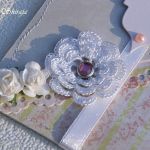 Pamiątka Chrztu św. - 'ażurowa świeca''' - 