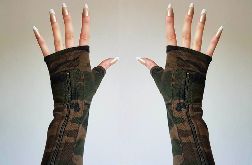 Rękawiczki mitenki Moro z kieszeniami /Unisex