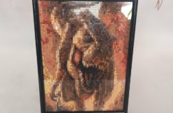 Obrazek diamentowy 15x20cm DINOZAUR