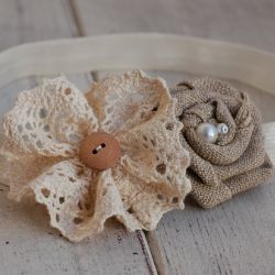 Opaska niemowlęca  - Rustykalna