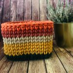Kolorowy kosz do przechowywania,kwadratowy koszyk 15x12cm. - 