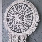 Łapacz snów BOHO-makrama-podświetlany - 