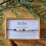 Bransoletka zodiakalna - Ryby - Ryby zloto